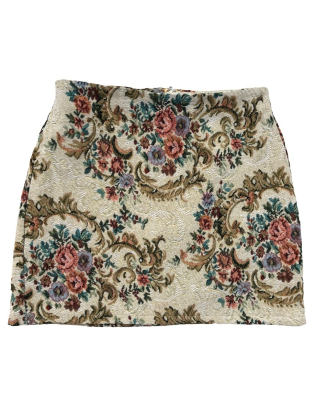 Le Lis a line tapestry mini skirt SZ S regencycore regal